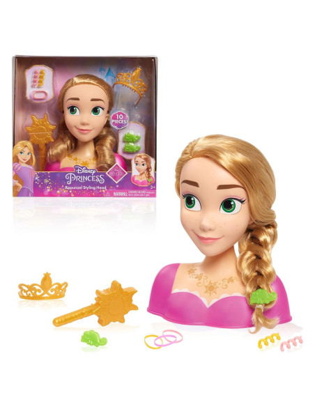 Cabeza de Estilización Rapunzel Just Play 10 Piezas 3+
