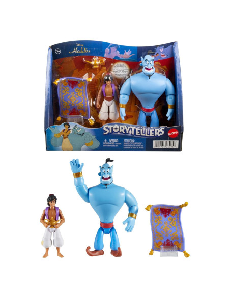 Paquete de Cuentacuentos Disney Aladino 3 Figuras 10 cm Paquete de Cuentacuentos Disney Aladino 3 Figuras 10 cm
