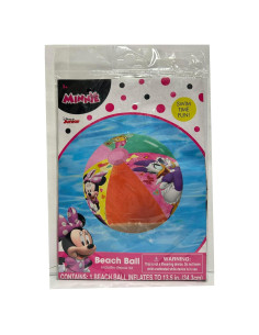 Pelota de Playa Disney Minnie Mouse 34.3 cm Multicolor