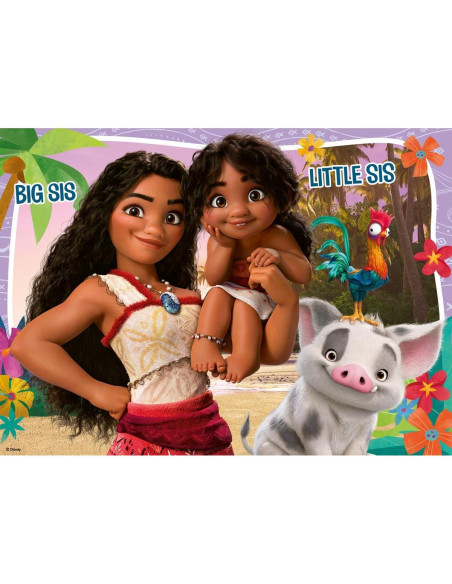 Rompecabezas Ravensburger Moana 2 - 4x100 Piezas 36x26 cm