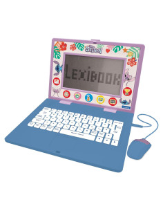 Laptop Educativa Bilingüe Lexibook Disney Stitch 170 Actividades