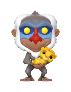 Funko POP Disney El Rey León Rafiki con Simba 9.5 cm 2
