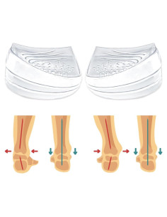 Plantillas Ortopédicas Skyfoot 3 Capas Ajustables Cristal