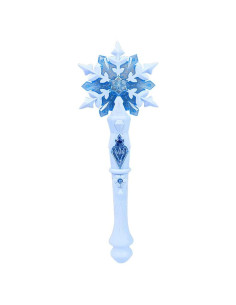 Varita LED Iluminada Kisangel Copo de Nieve Azul 32x11cm