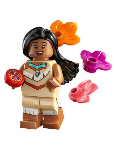 Minifigura LEGO Disney 71038 Pocahontas - Coleccionable