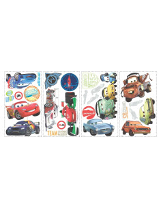 Calcomanías de Pared Cars 2 RoomMates - Peel and Stick