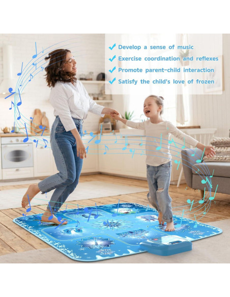 Alfombra de Baile Electrónica GirlsHome - Frozen 101,6x86,4cm