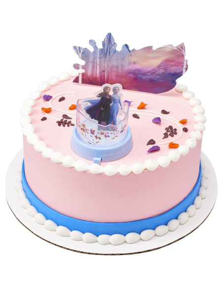 DecoSet Disney Frozen 2 - Adorno de Tarta Elsa y Anna