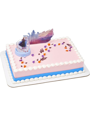 DecoSet Disney Frozen 2 - Adorno de Tarta Elsa y Anna