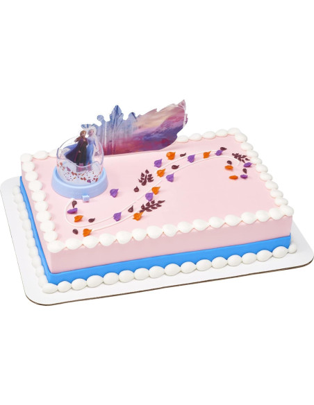 DecoSet Disney Frozen 2 - Adorno de Tarta Elsa y Anna