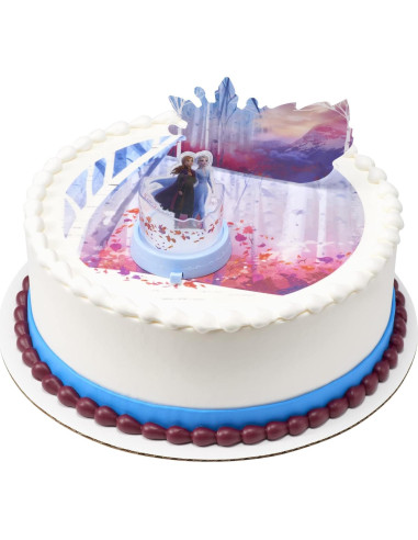 DecoSet Disney Frozen 2 - Adorno de Tarta Elsa y Anna