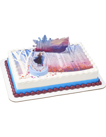 DecoSet Disney Frozen 2 - Adorno de Tarta Elsa y Anna