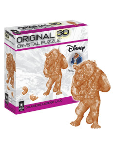 Puzzle de Cristal 3D Disney La Bestia BePuzzled 18.4x17.8 cm
