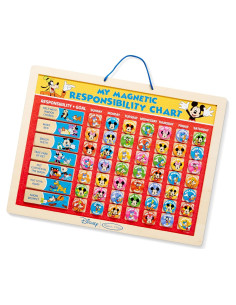 Tabla Magnética de Responsabilidad Melissa & Doug 90 Imanes 39.37x29.21cm