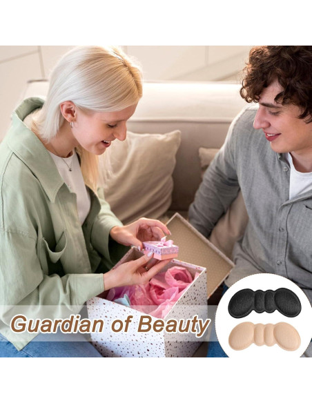 12 Almohadillas Antideslizantes para Talones Yuanchu 9.5x3.8cm