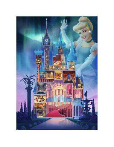 Rompecabezas 1000 Piezas Ravensburger Castillo Cenicienta
