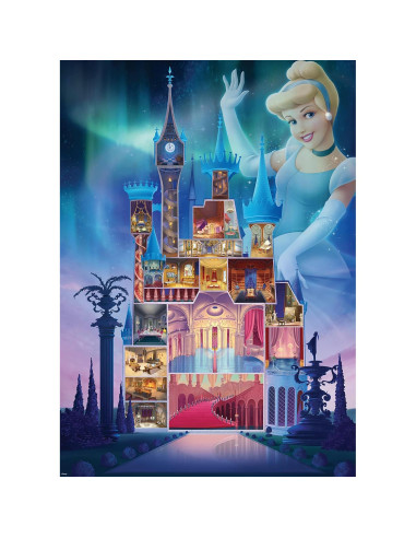 Rompecabezas 1000 Piezas Ravensburger Castillo Cenicienta