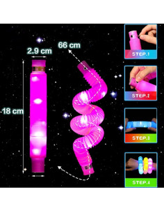 Varitas LED Brillantes Jishi 8-Pack para Fiestas y Juguetes 2