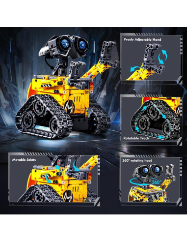 Set de Construcción Robot 5-en-1 INSOON Control Remoto