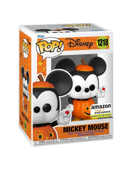 Funko POP! Mickey Mouse Calabaza Brilla en la Oscuridad 9.5cm