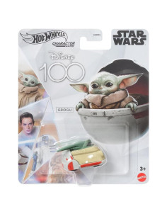 Vehículo de juguete Hot Wheels Grogu 1:64 para niños 3+