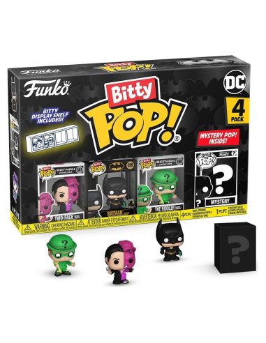 Funko Bitty POP! Batman 85 Aniversario - Paquete de 4