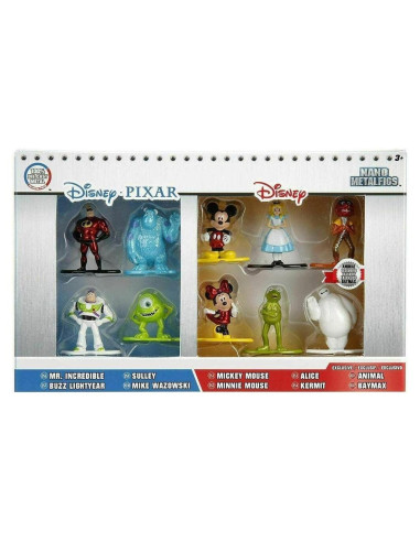 Figuras Miniatura de Metal Fundido Jada Disney - Paquete de 10
