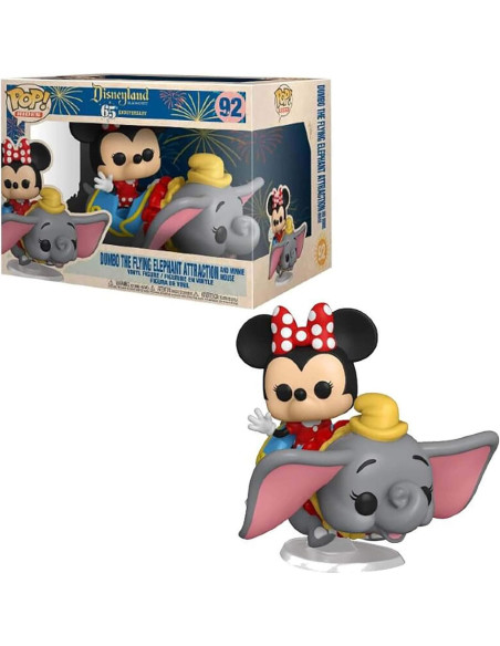 Funko Pop! Ride Disney 65th Dumbo Volador con Minnie 15.24 cm