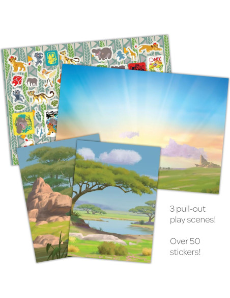 Libro de Actividades Disney Guardia del León con Pegatinas