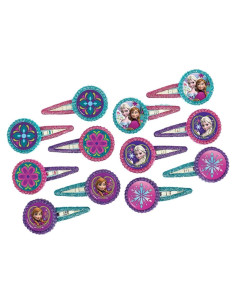 Clip para Cabello Disney Frozen 12 Piezas - Amscan