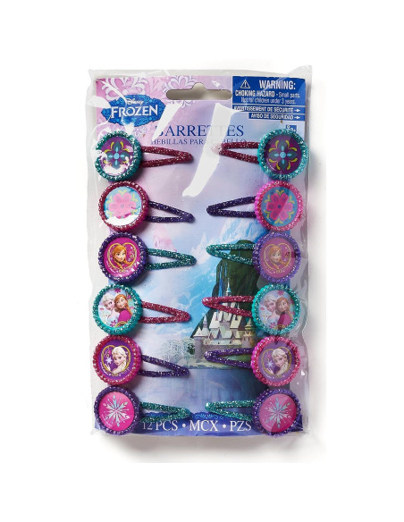 Clip para Cabello Disney Frozen 12 Piezas - Amscan Clip para Cabello Disney Frozen 12 Piezas - Amscan