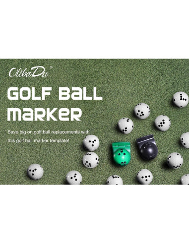 Plantilla Marcador Pelotas Golf OlibaDu M1014 Verde