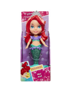 Muñeca Mini Sirena Ariel Poseable Disney 7.62 cm 2