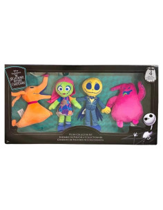Conjunto de Peluches Neón Disney Tim Burton 4 Piezas