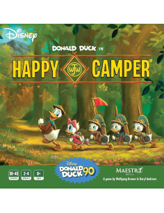 Juego de Mesa Campista Feliz Donald Duck - Estrategia Familiar 2-5 Jugadores 2