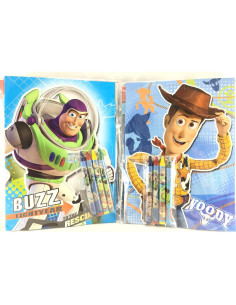 Set de Libros para Colorear Toy Story + Crayones Multicolor 2