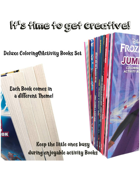 Conjunto de Libros de Actividades y Stickers Marvel Avengers