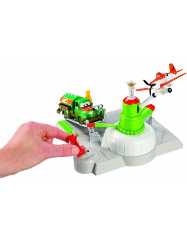 Juego de Acción Disney Planes Mattel con Escuela de Vuelo