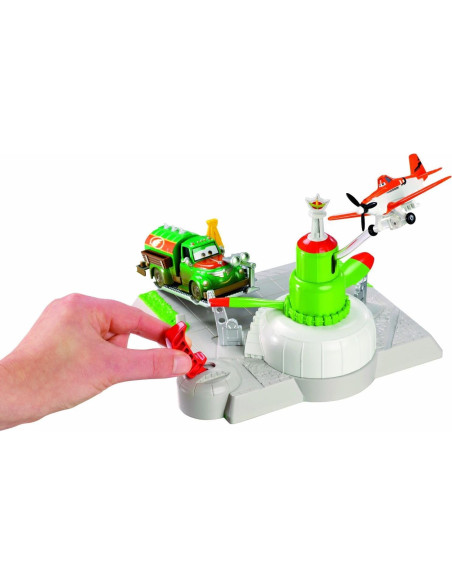 Juego de Acción Disney Planes Mattel con Escuela de Vuelo