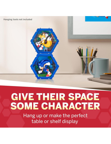 Figura Coleccionable PODS 4D Sonic 3D Conectable 91g