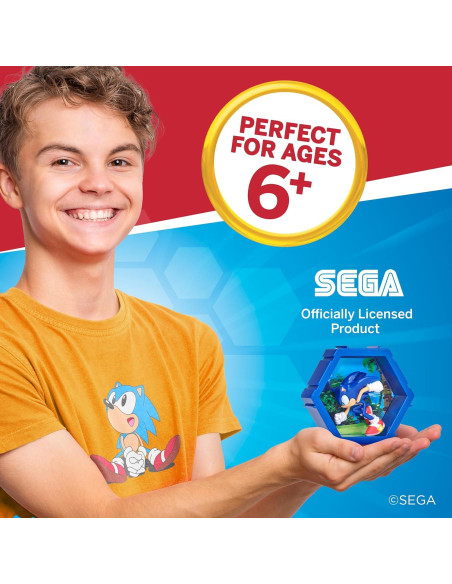 Figura Coleccionable PODS 4D Sonic 3D Conectable 91g