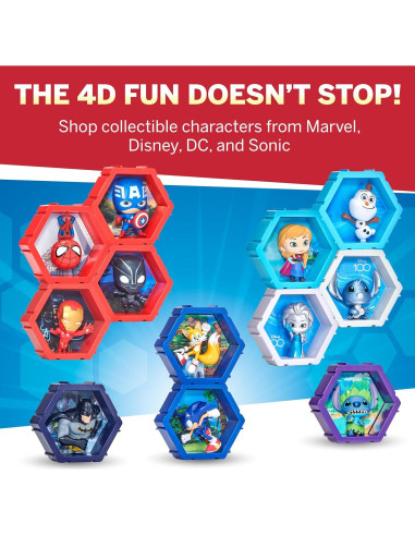Figura Coleccionable PODS 4D Sonic 3D Conectable 91g