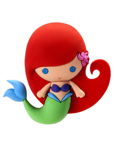 Imán 3D de Ariel Disney La Sirenita - Multicolor 7.62 cm