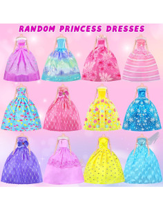 135 Piezas Ropa de Muñeca MINIFUN con Accesorios 2