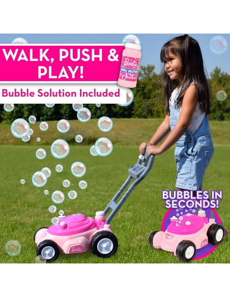 Cortacésped de Burbuja Barbie para Niños 1.42 kg, Juguete Sin Pilas Cortacésped de Burbuja Barbie para Niños 1.42 kg, Juguete Sin Pilas