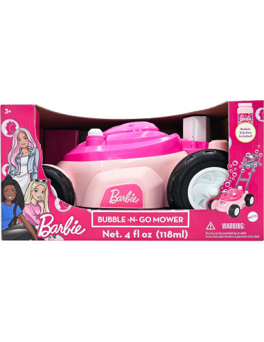 Cortacésped de Burbuja Barbie para Niños 1.42 kg, Juguete Sin Pilas
