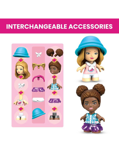 Juego de Construcción Mega Construx Barbie DreamCamper 123 Piezas