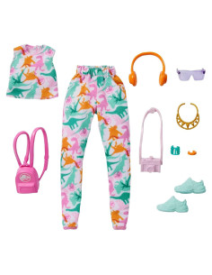 Set de moda Barbie Jurassic World con 10 accesorios