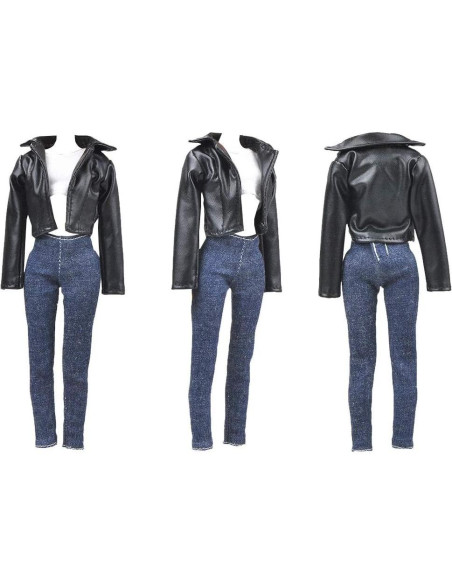 Conjunto de Ropa para Muñecas E-TING 11.5" 5 Piezas + 10 Zapatos