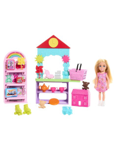 Barbie Chelsea Tienda de Juguetes con 20 Accesorios - Mattel